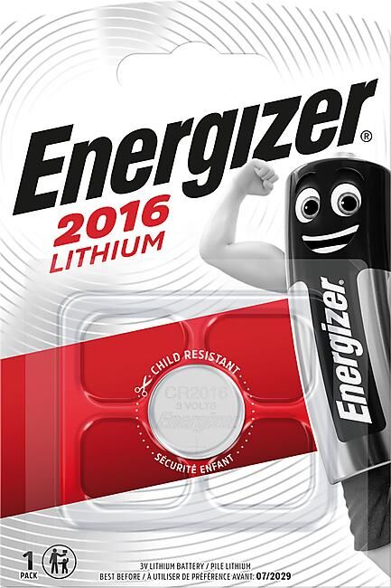 ENERGIZER - PILE BOUTON CR2016 LITHIUM