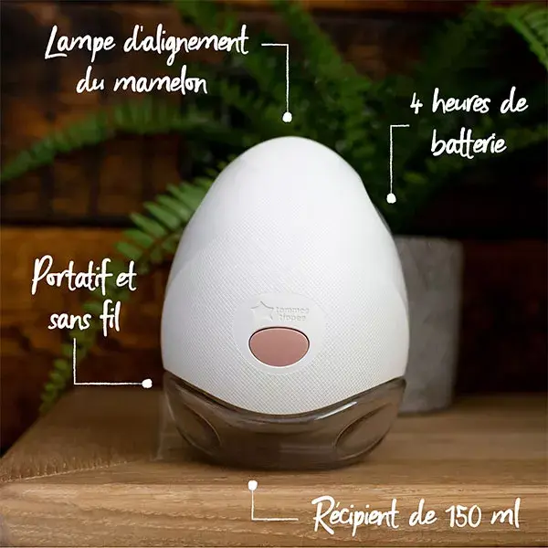 Bomba tira-leite elétrica portátil Tommee Tippee Simple Hands-Free