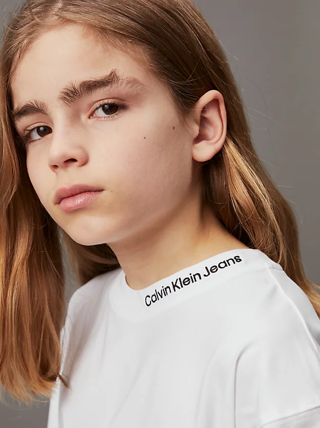 Camiseta de modelagem relaxada com logo na gola.