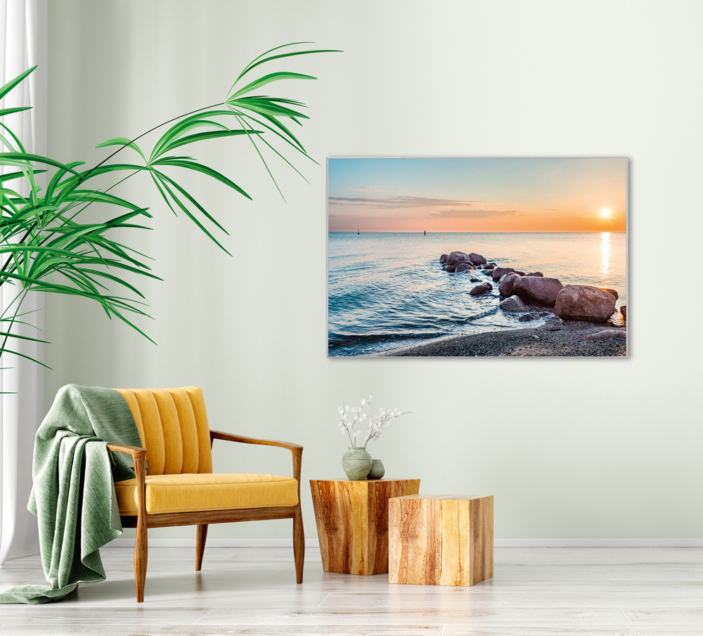 Akustikbild SONNENUNTERGANG 80x120cm, 7kg