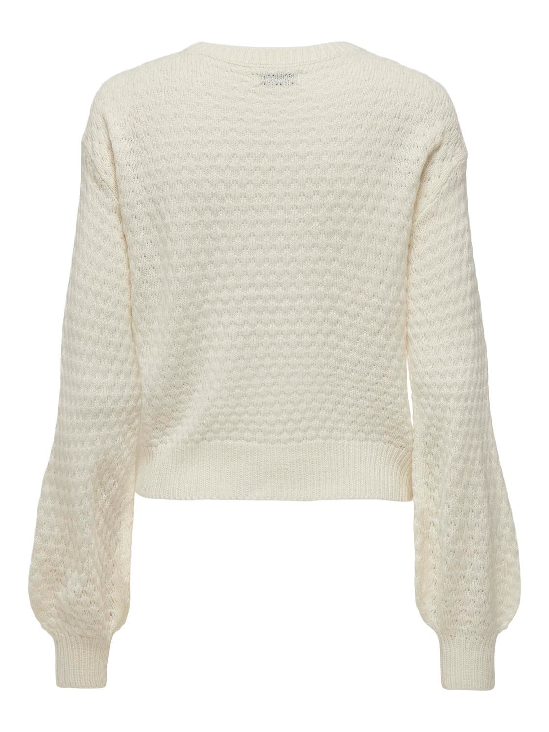 JDYLIANA Strickpullover Eggnog