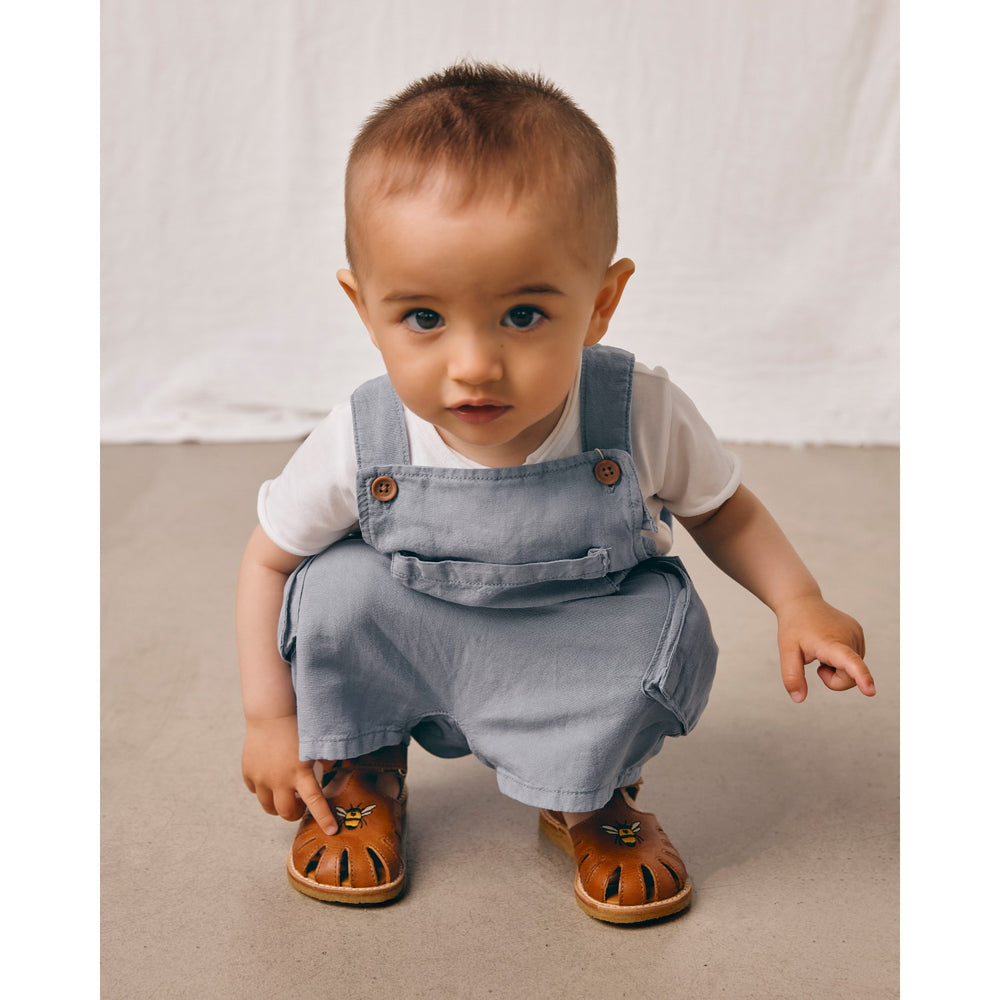 Køb Angulus Cognac Begynder Sandal Med Bi Broderi