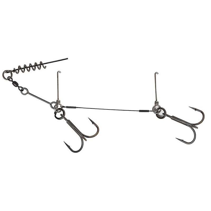 Monture Savage Gear 1X7 Titanium Corkscrew Stinger