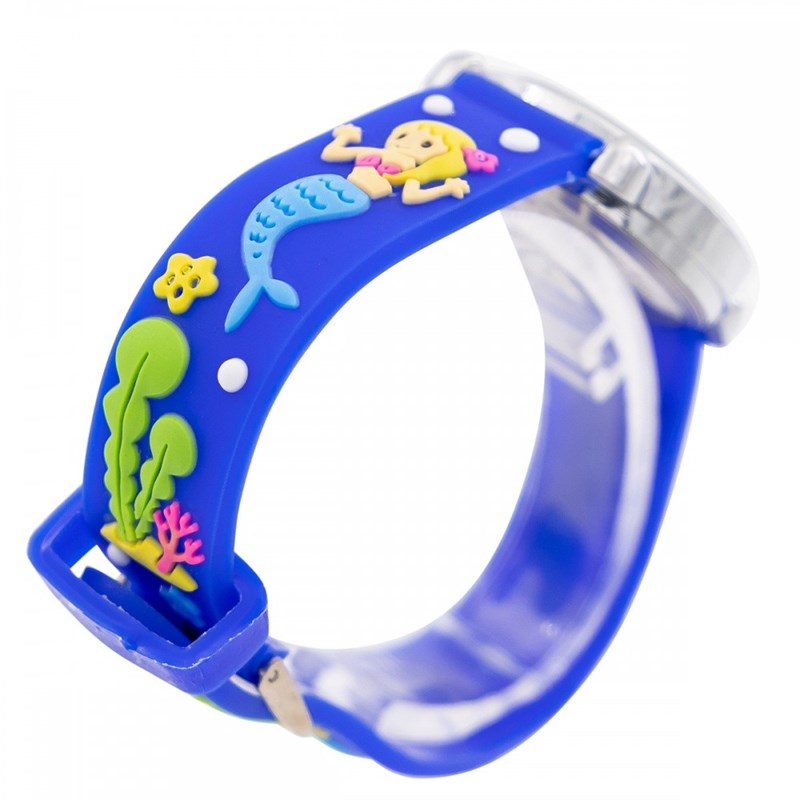 Montre enfant Fille PTITEFILLE bracelet Silicone Bleu