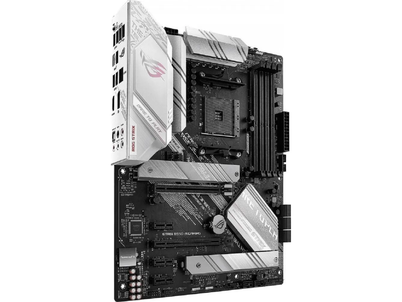 ASUS ROG STRIX B550-A GAMING - Bundkort - ATX - Socket AM4 - AMD B550 Chipset - USB-C Gen2, USB 3.2 Gen 1, USB 3.2 Gen 2 - 2.5 Gigabit LAN - onboard grafik (CPU påkrævet) - HD Audio (8-kanaler)