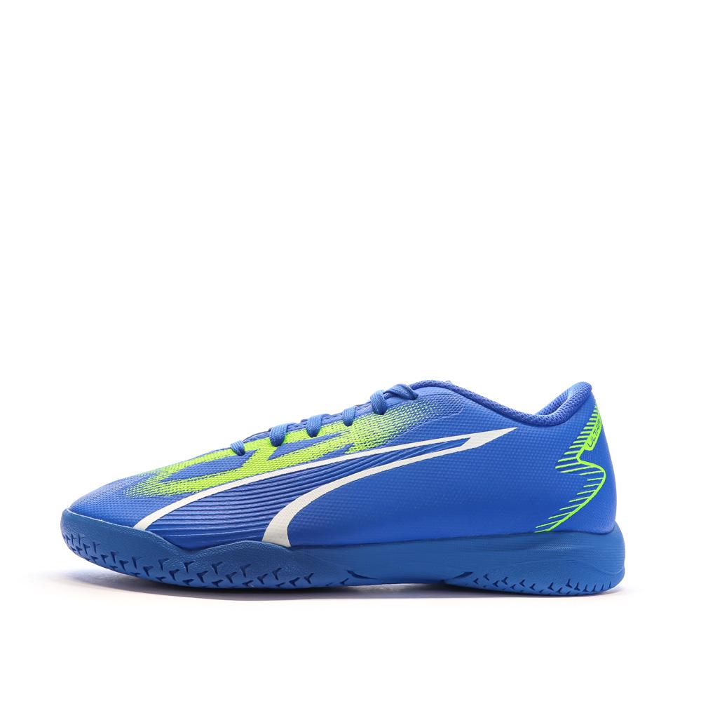 Puma Chaussures de Futsal Bleu Garçon Ultra Play It