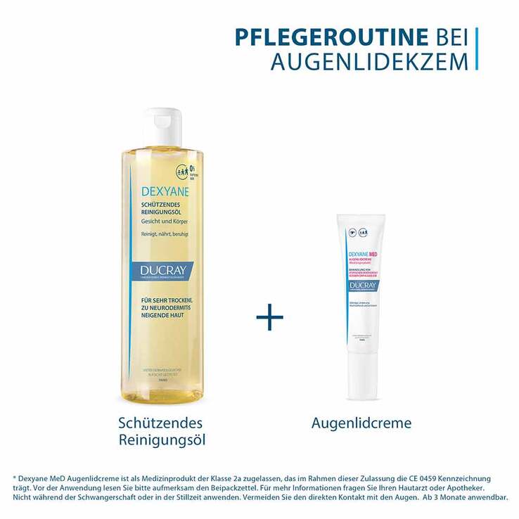 Ducray Dexyane Med Augenlidcreme, 15 ml