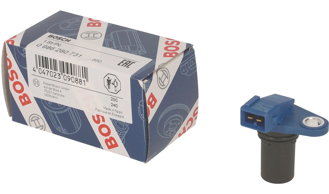 Sensor, knastakselposition