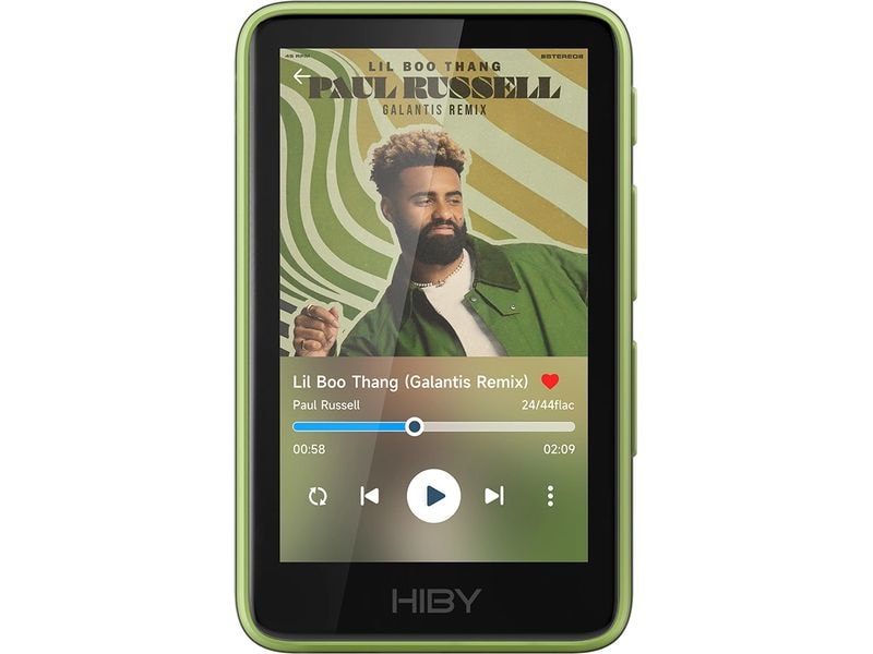 HiBy HiRes-Player R1 Grün Hochauflösender Musikplayer mit Bluetooth und WiFi
