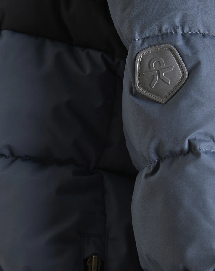 Steppjacke DUE in blaugrau