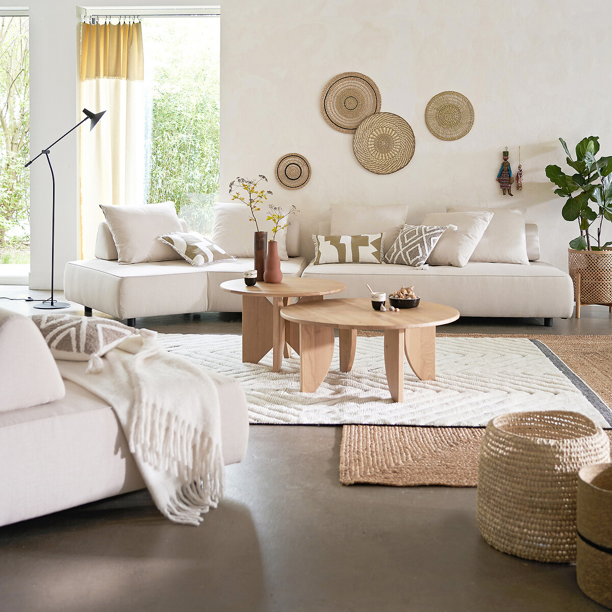 LA REDOUTE INTERIEURS<br>Conjunto de 3 decorações de parede, Jutlo