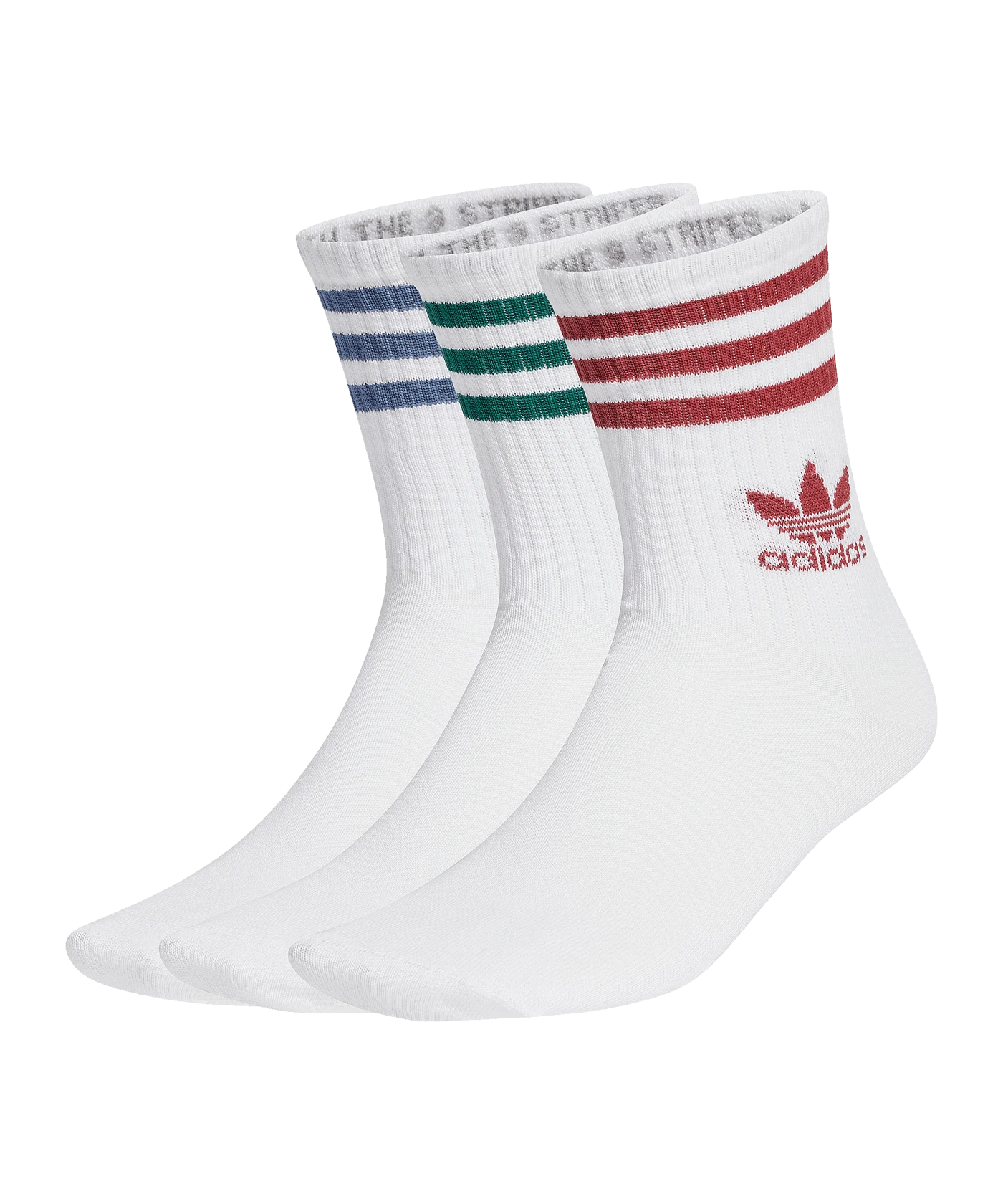 adidas Originals Crew 3 Pairs Socken Weiss