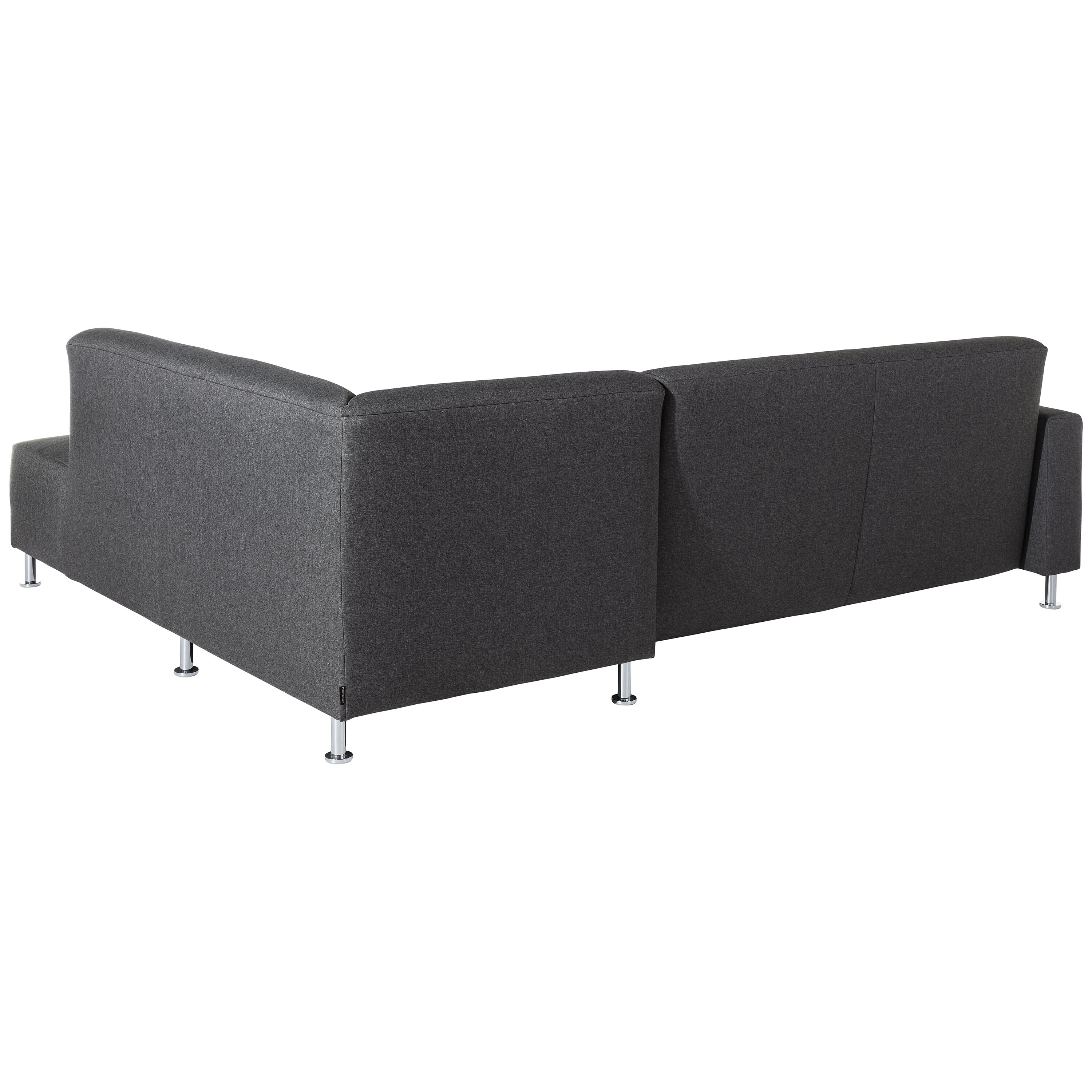 Max Winzer Cicero Ecksofa rechts mit Schlaffunktion Flachgewebe graphit Schlafsofa