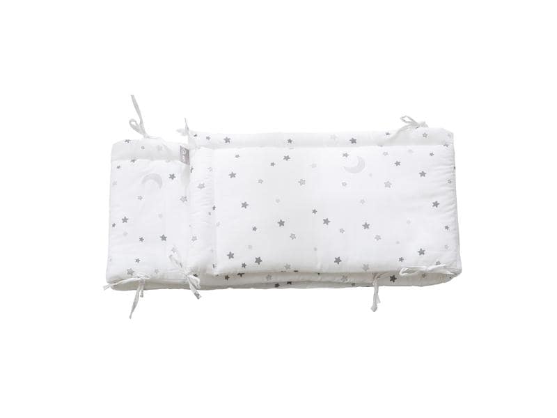 roba Babybett Komplettset Sternenzauber weiss 70 x 140 cm Kombi-Kinderbett umbaubar