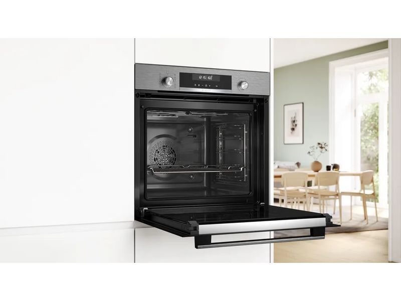 Bosch Einbaubackofen HBG578BS3 Silber, A Einbau-Backofen