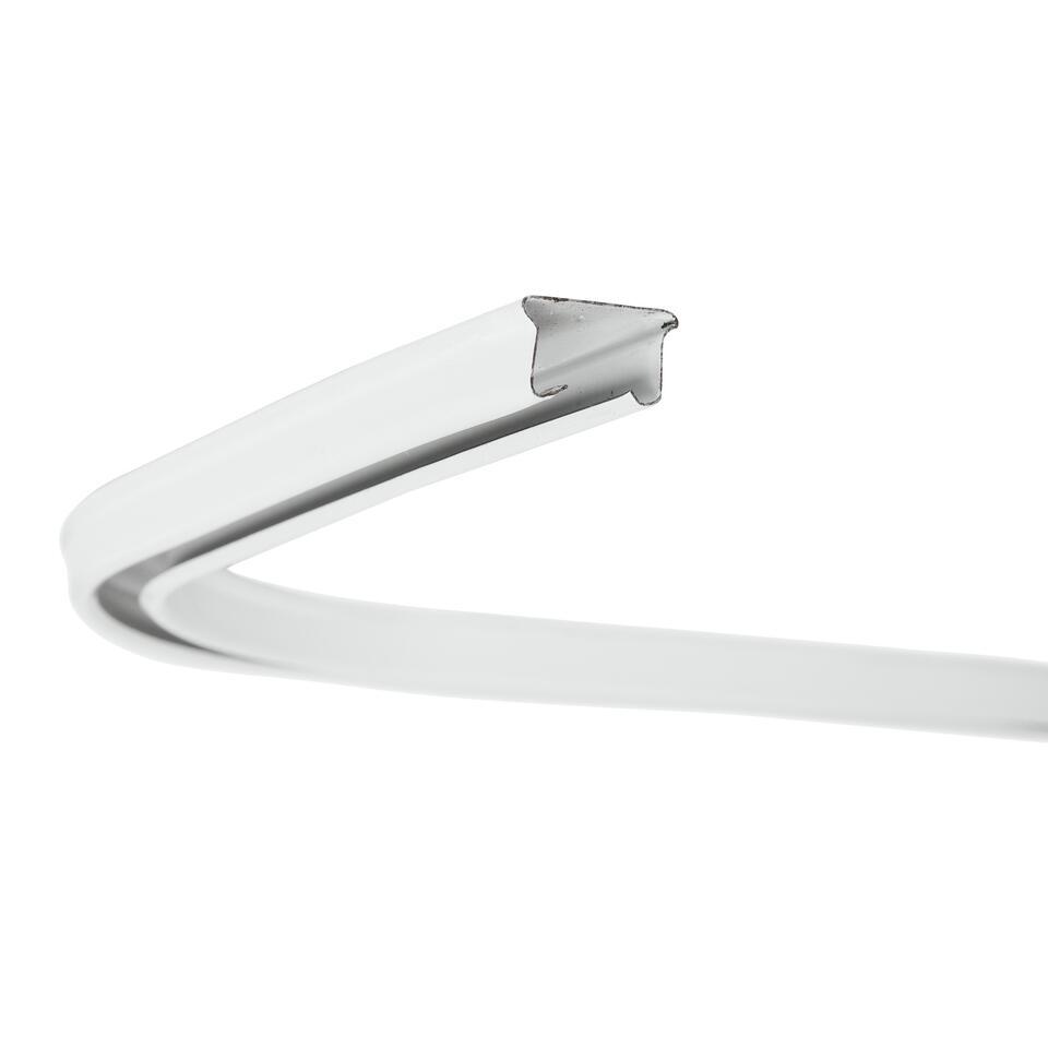 Bocht 90°+ Verbinder Rail Plus Wit