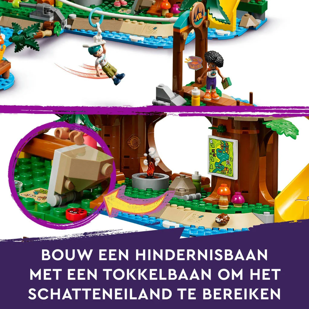 Lego avonturenkampAvonturenkamp boomhut Rollenspel Speelgoed voor Kinderen met Boot 42631