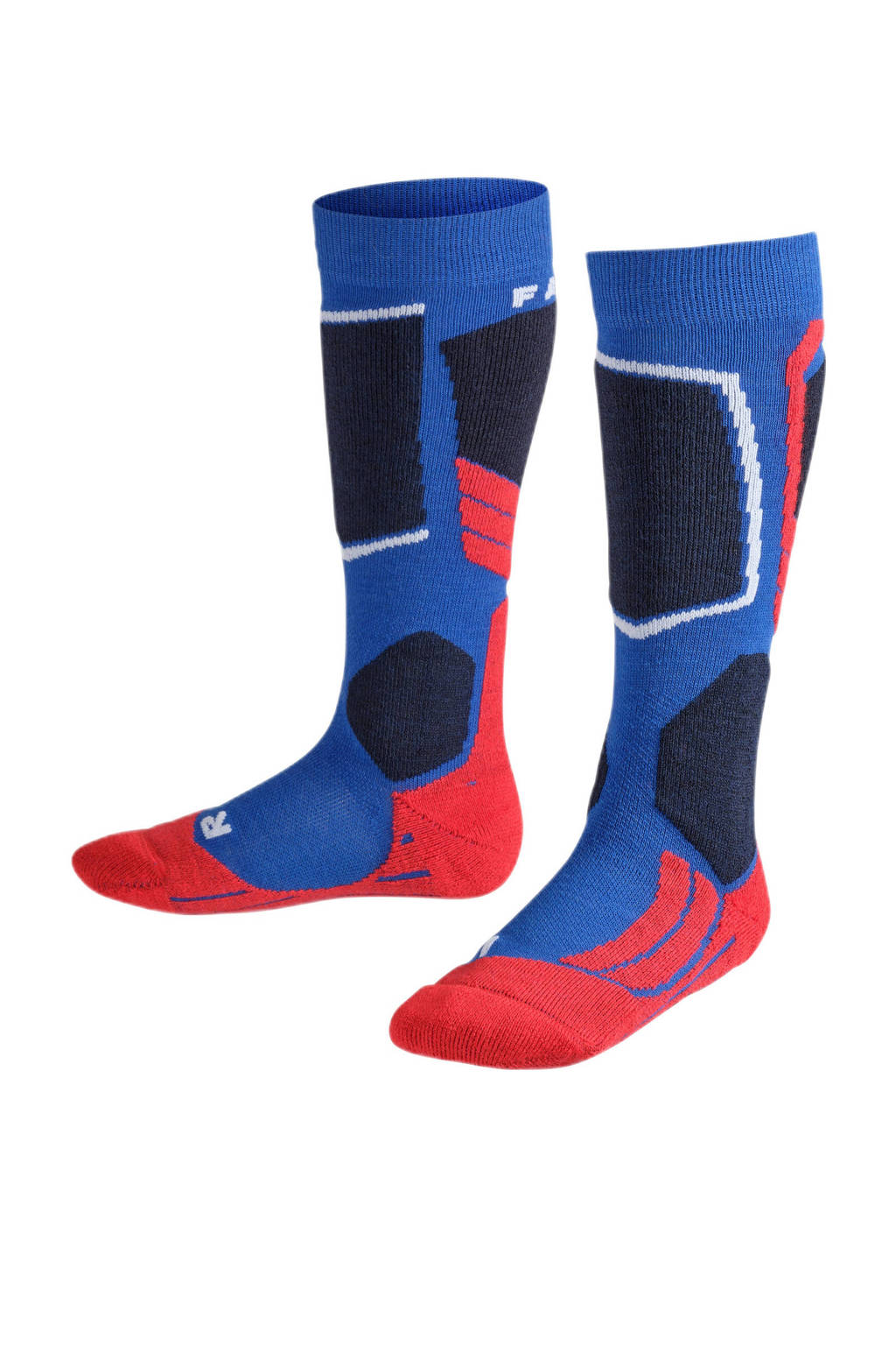 skisokken SK2 blauw/rood