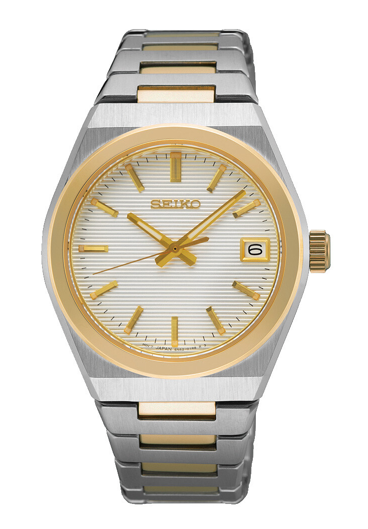 Seiko Klassik Damenuhr Quarz Bicolor SUR578P1