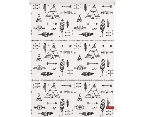Klemverduisteringsrolgordijn, lichtdoorlatend design, geen boren nodig, Thermo Tipi 45x150 cm, inclusief klembeugels