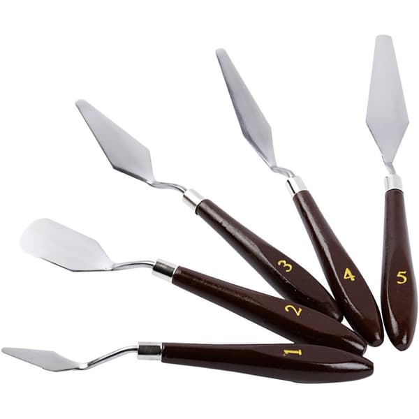 Malekniver, L: 17-23 cm, B: 1,5-2,5 cm, 5 stk./ 1 pk.