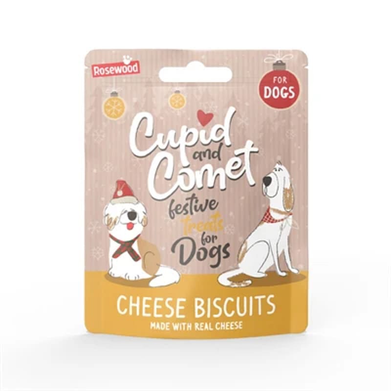 Cupid & Comet Kerstdiner Kerstsok Hond | 15164