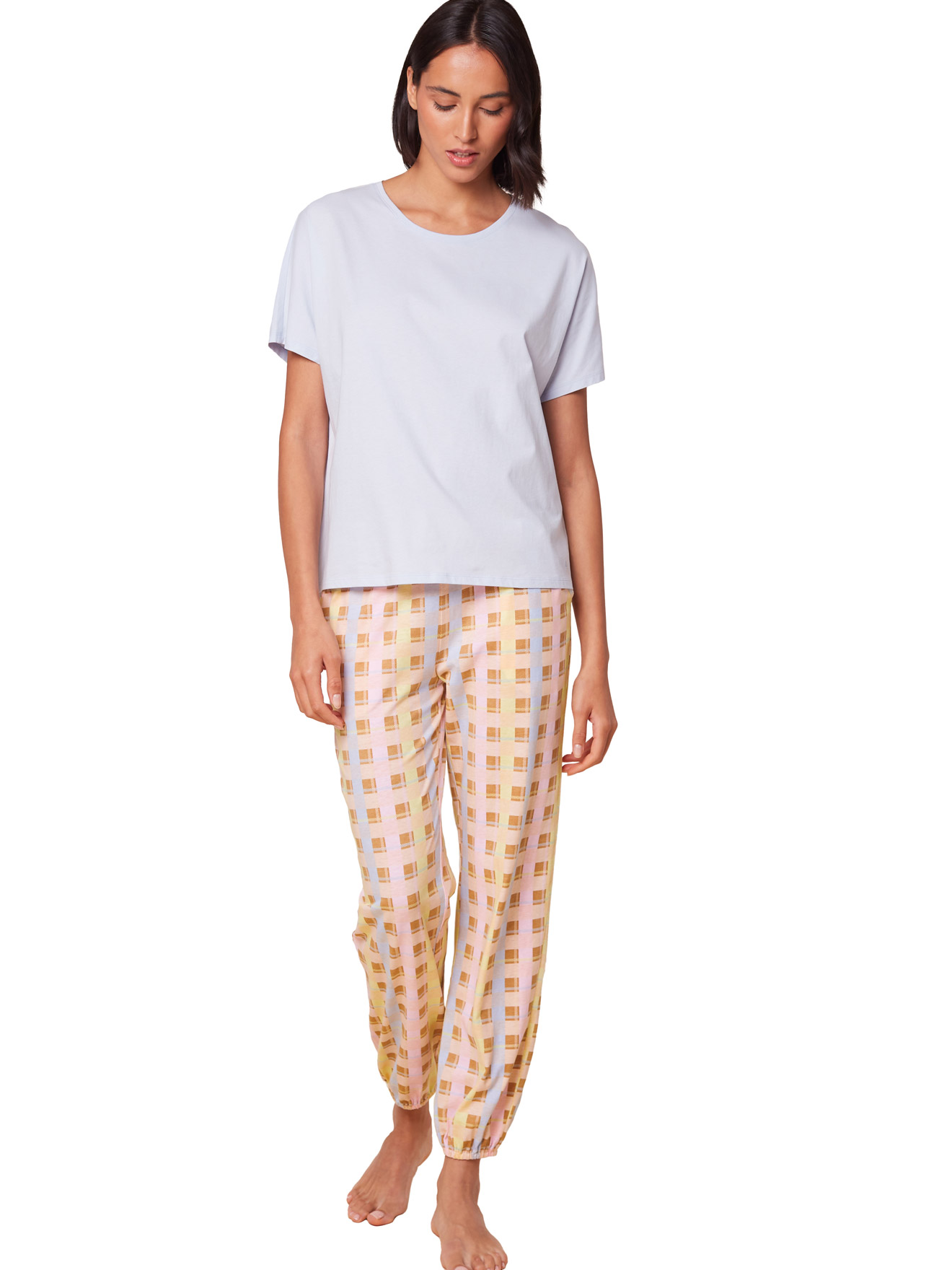 Pantalon bords élastiqués Mix & Match