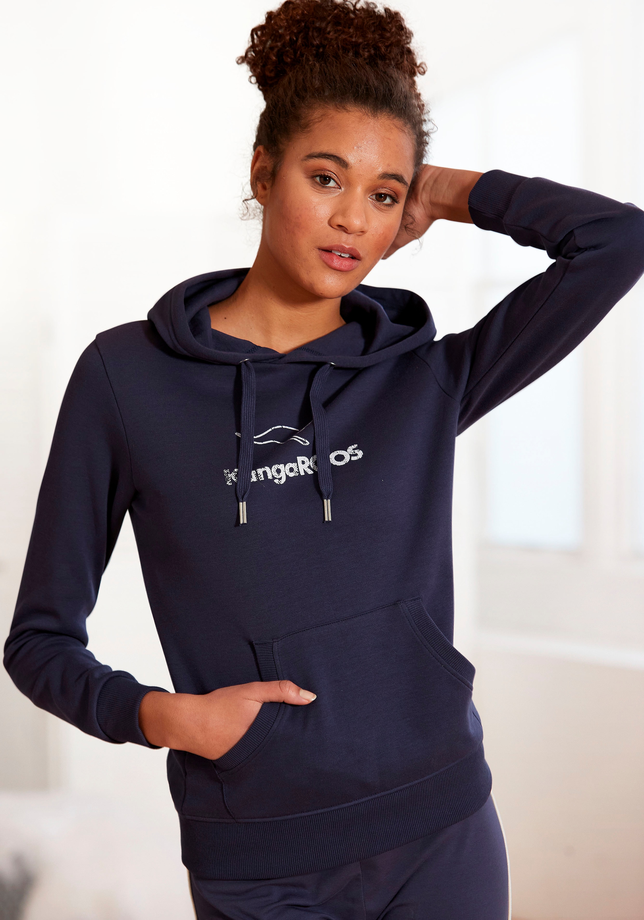 KangaROOS Hoodie , mit Kängurutasche, Loungewear, Loungeanzug