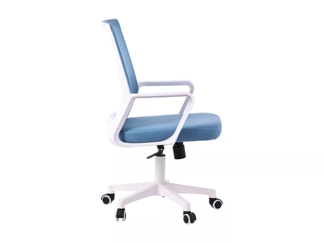 Chaise de bureau en tissu Mesh - Mars - Bleu