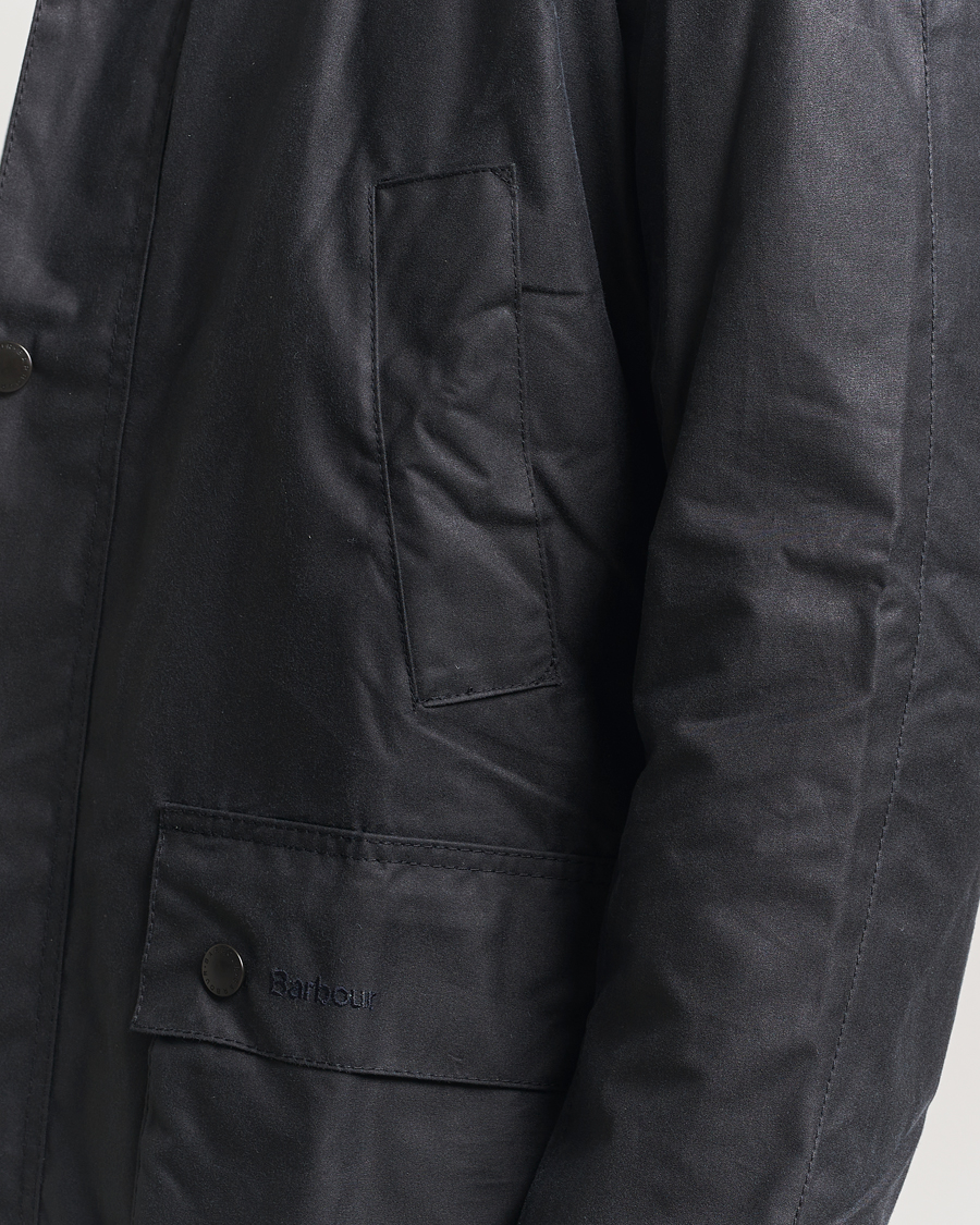 Barbour Lifestyle Ashby Wax Jacket Navy