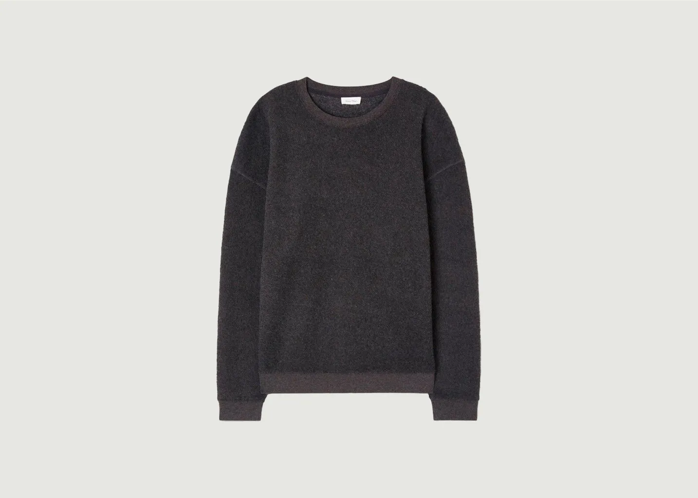 Sweatshirt en coton effet bouclette Bobypark American Vintage