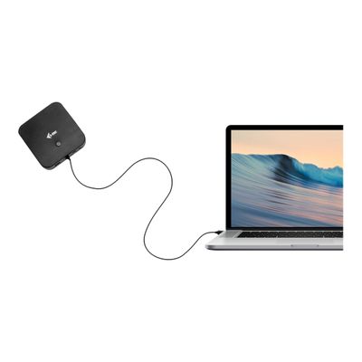 i-Tec - Station d'accueil - USB-C / Thunderbolt 3/USB4 - HDMI, 2 x DP - GigE
