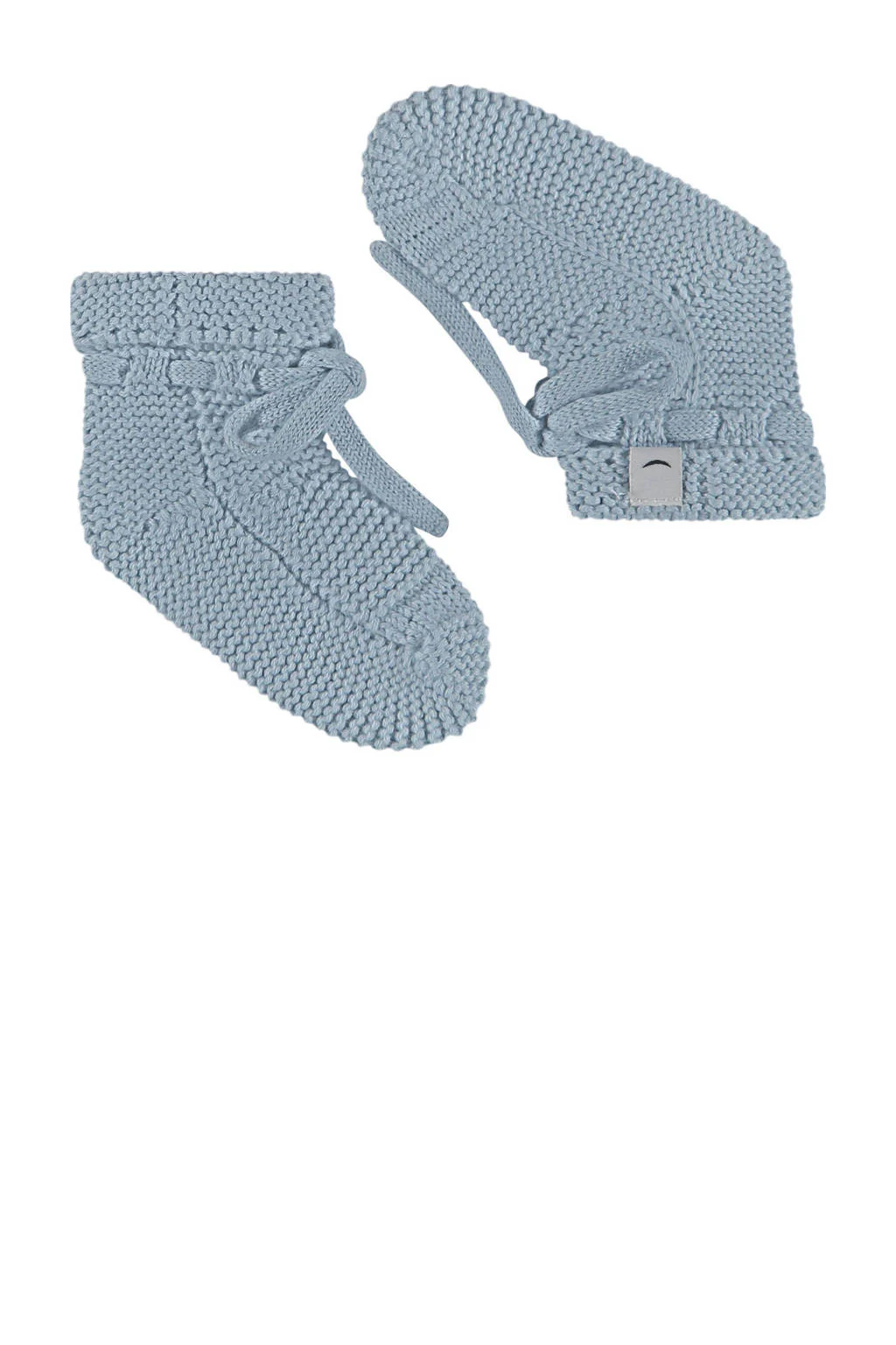 Babyface gebreide babyslofjes blauw