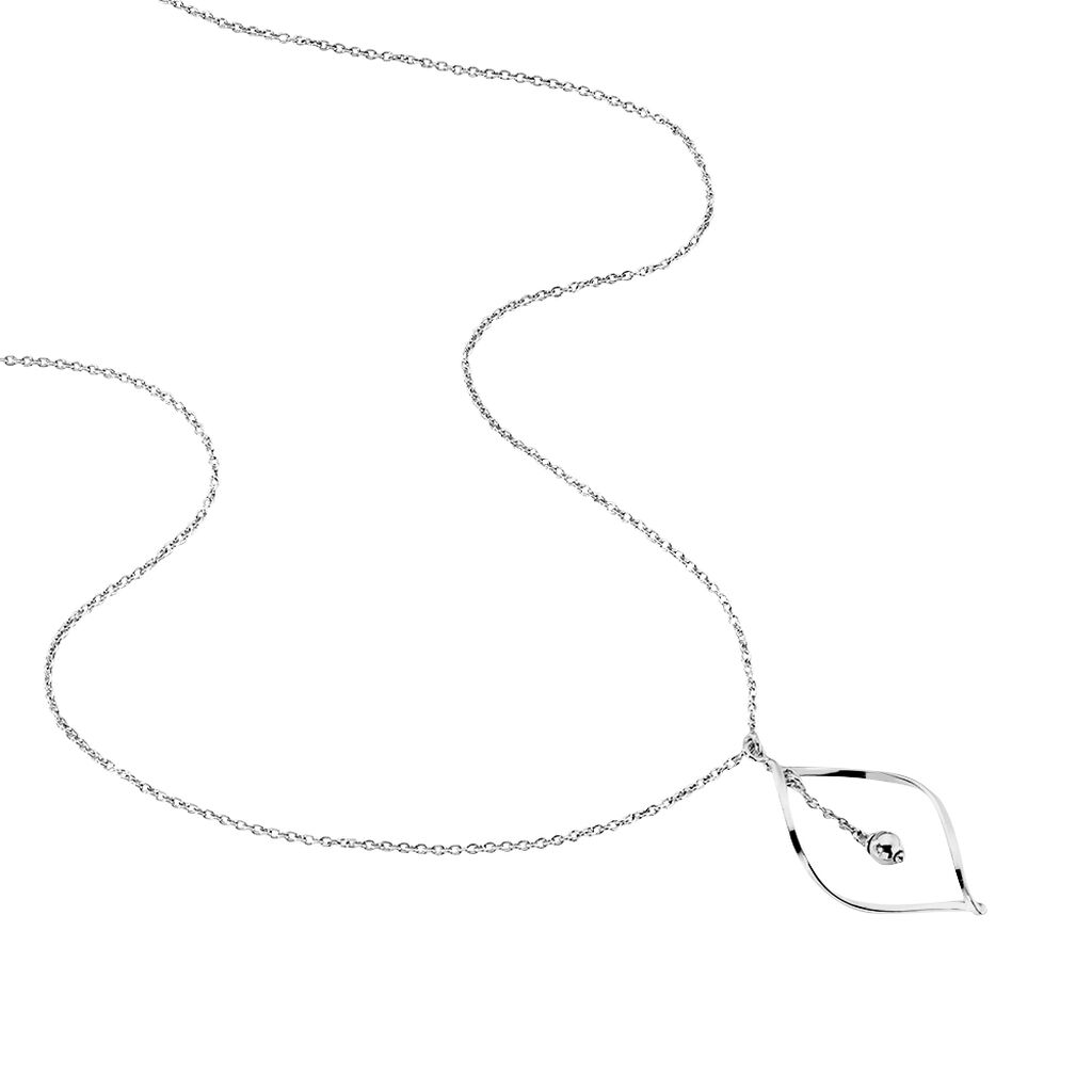 Collier Melaine Argent Blanc