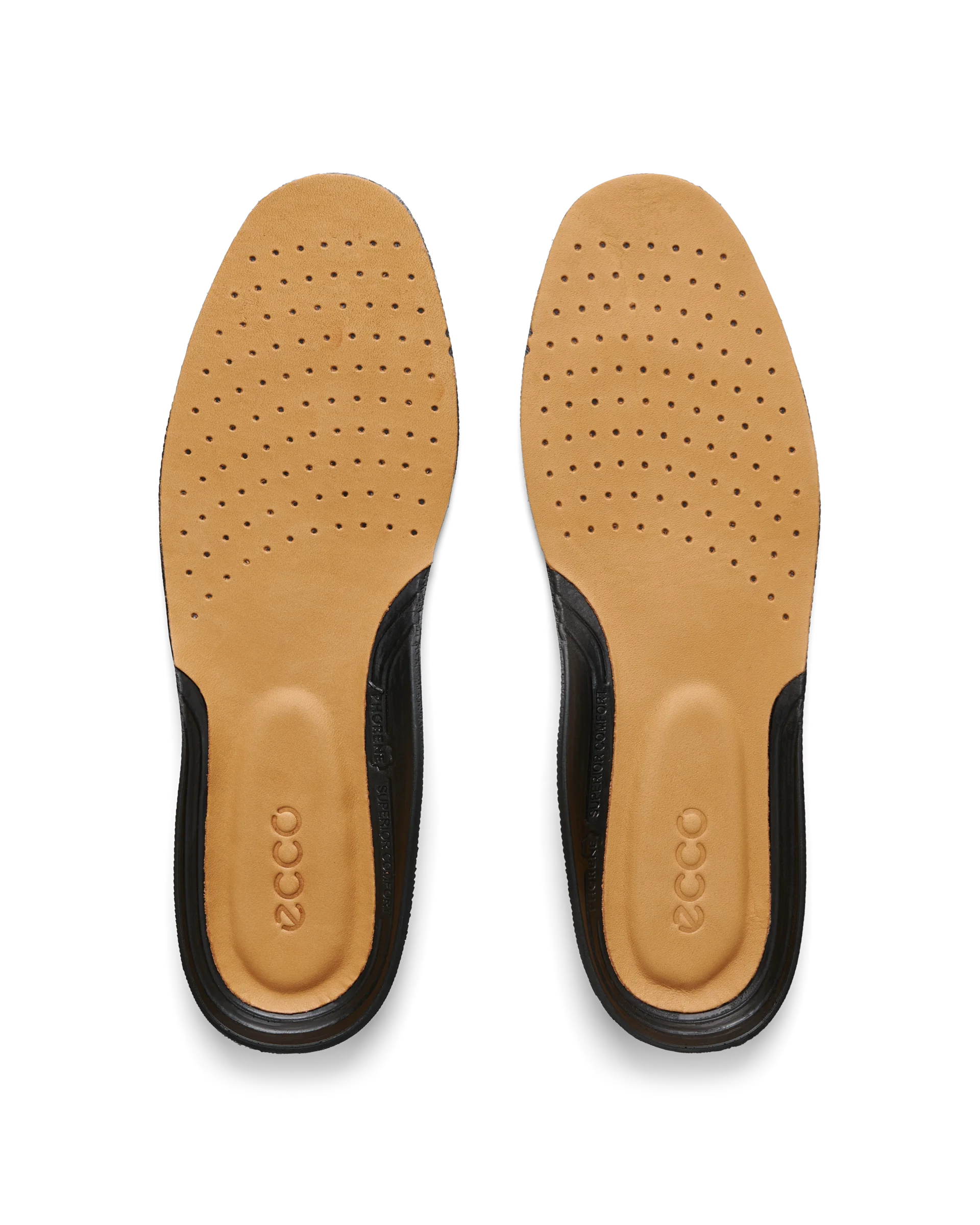 ECCO Comfort Supreme Insole M Herren Einlegesohle aus Leder Braun