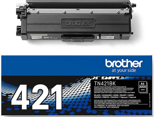 BROTHER - Cartouche toner TN421BK Noir Jusqu'à 3000 pages