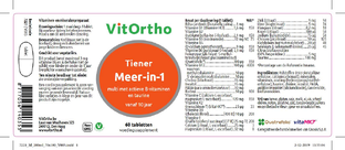 VitOrtho Meer In 1 Tiener Tabletten 60TB