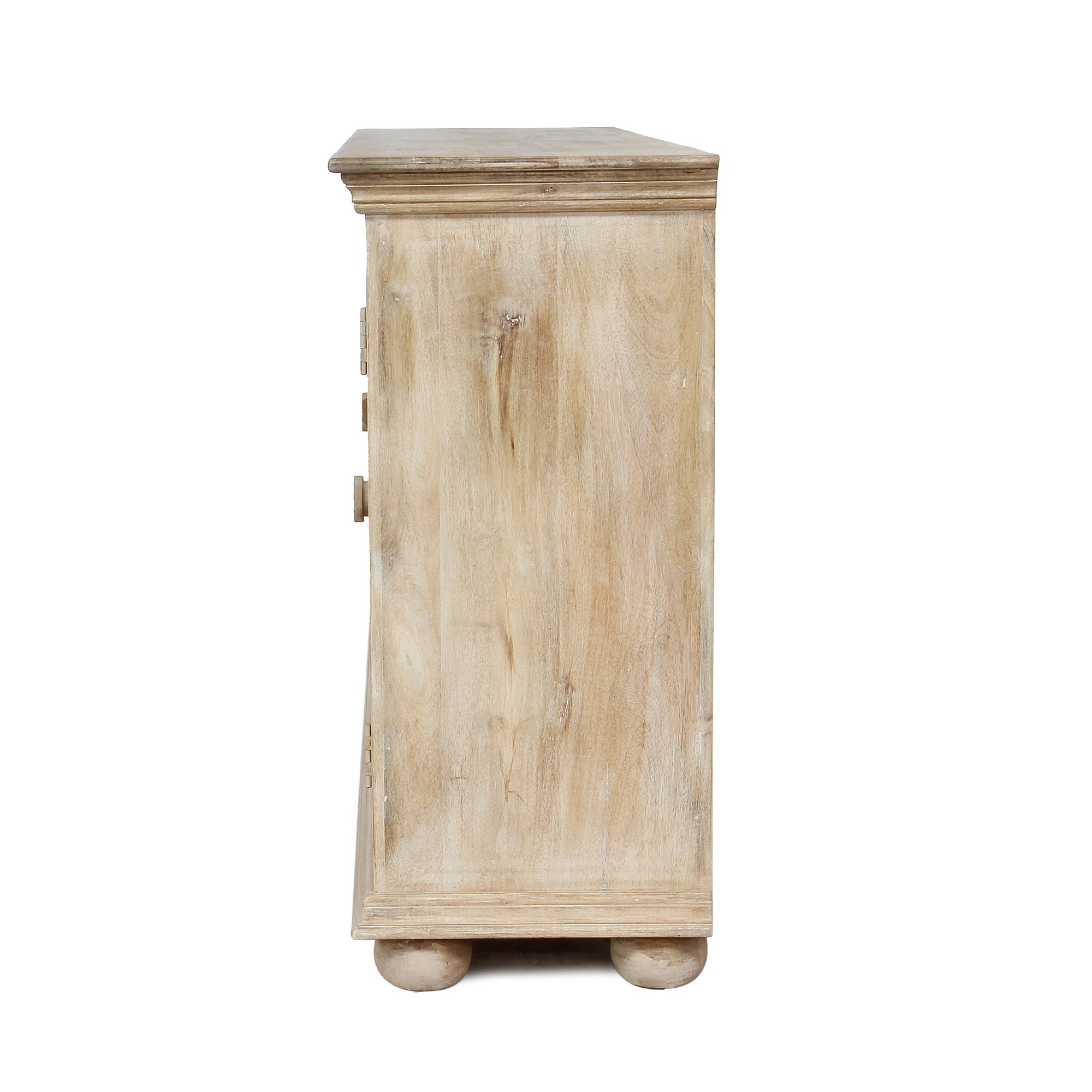Sideboard 'Bholi', weiß, T 43 cm, B 178 cm, H 98 cm von fischer's lagerhaus