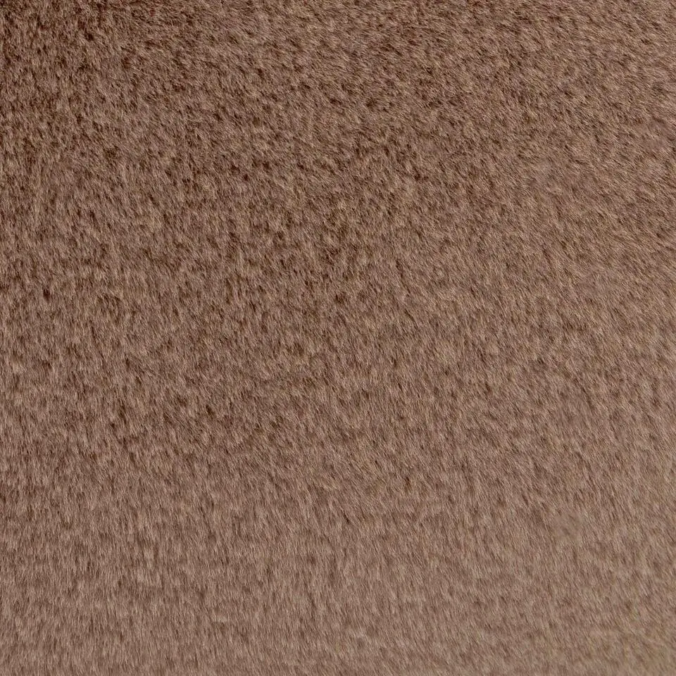icon - Kingston Zitzak Fauteuil - Fluffy Pluche Imitatiebont - Mocha