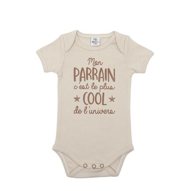 Body mc parrain sable 12 mois - BB&CO