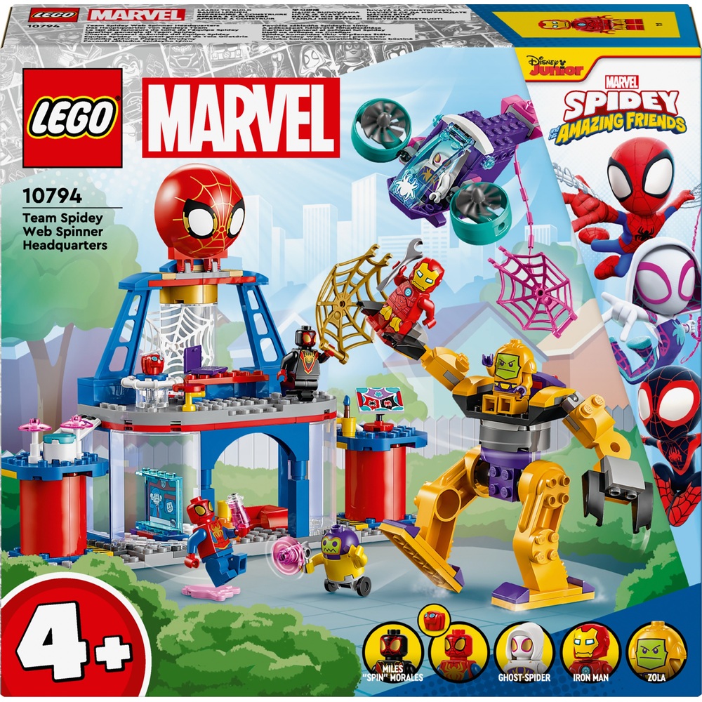 LEGO Marvel 10794 Spidey und seine fantastischen Freunde Team Spidey Netzspinner Hauptquartier Set