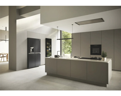 HAIER HCR7918EIMB Multi Door koel-vriescombinatie, BxHxD 90,5 x 177,75 x 73,8 cm, koelvak 323 l, vriesvak 278 l, zwart