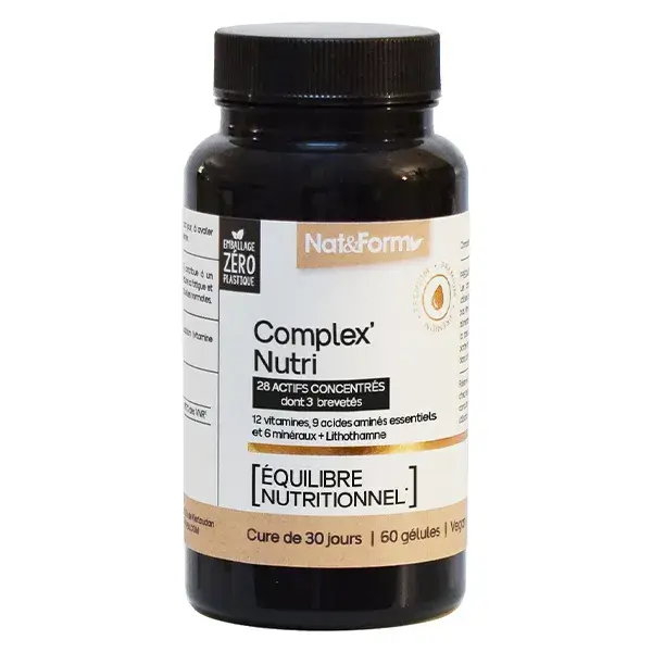 Nat & Form Premium Complex'Nutri 60 cápsulas vegetais
