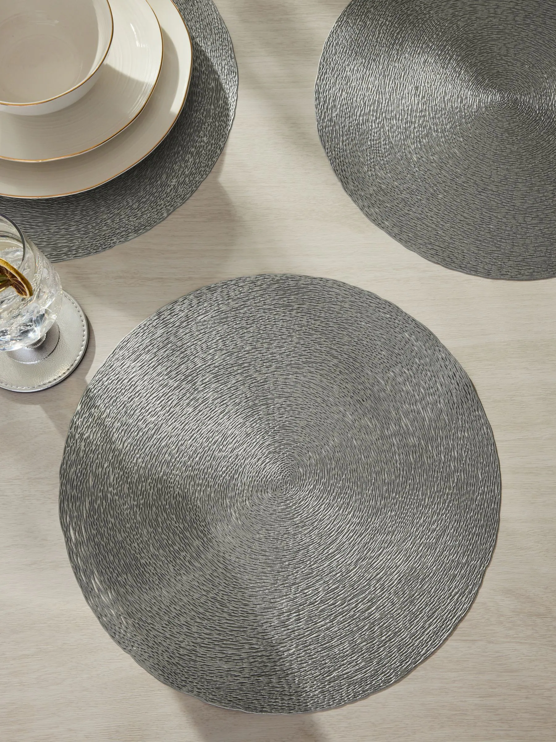 Set van 4 afneembare pvc placemats
