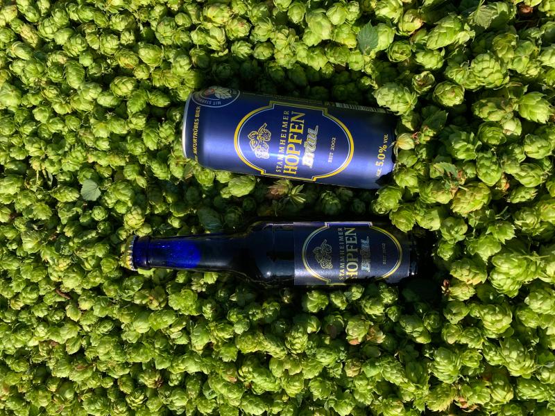 Hopfentropfen Bier Stammheimer Hopfenbräu naturtrüb 6 x 0.5 Schweizer Bier mit Stammheimer Hopfen