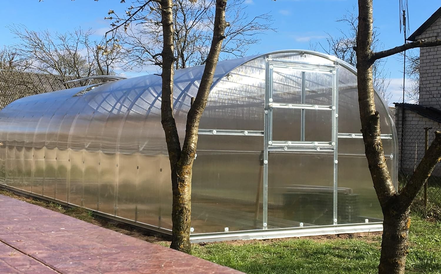 Gewächshaus KLASIKA 18 (3x6m) mit fundamenten und 6mm Polycarbonat
