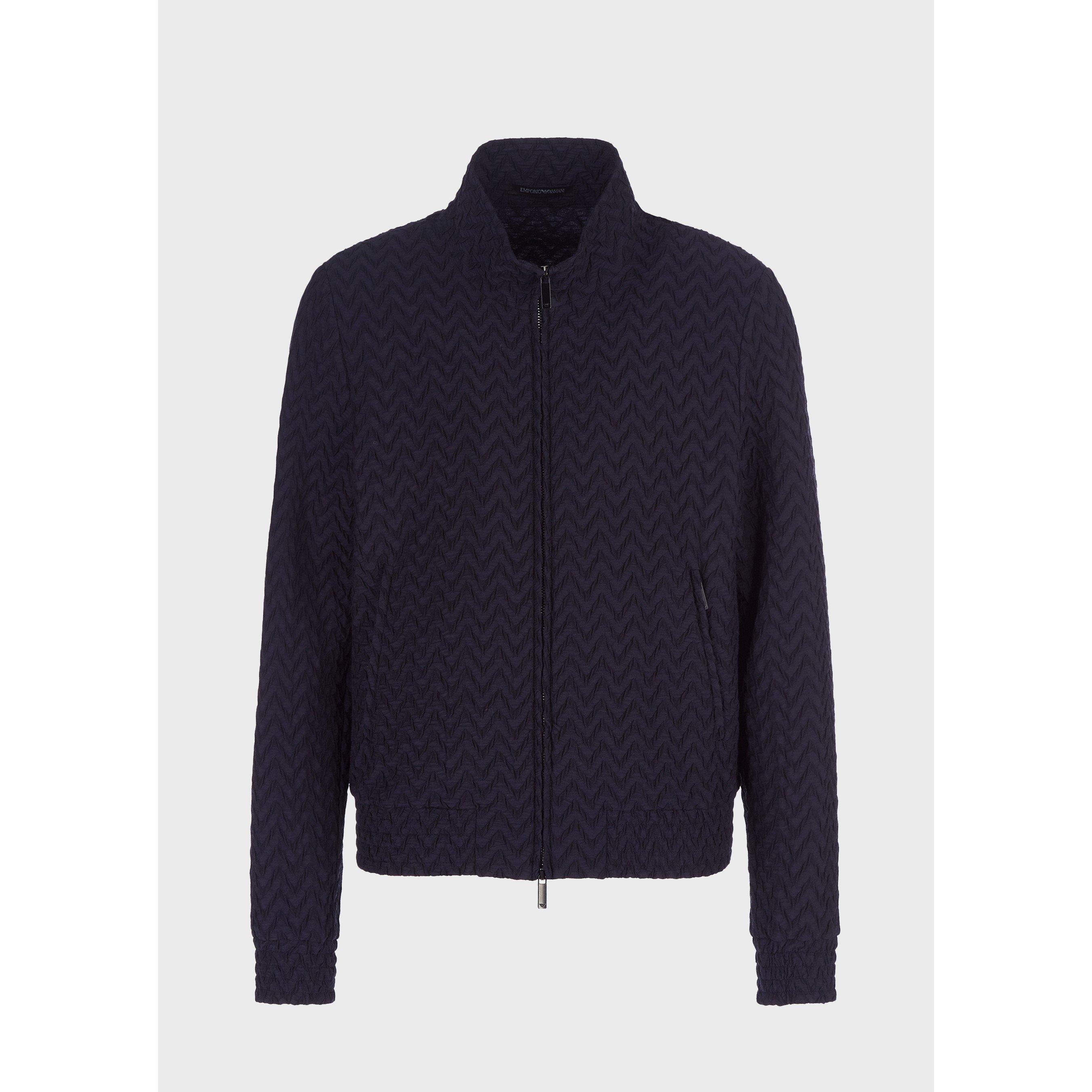 Emporio Armani Textured Zip Jacket