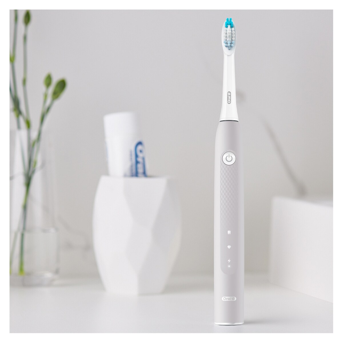 Oral-B Pulsonic Clean Aufsteckbürsten für Schallzahnbürsten, 2 Stück