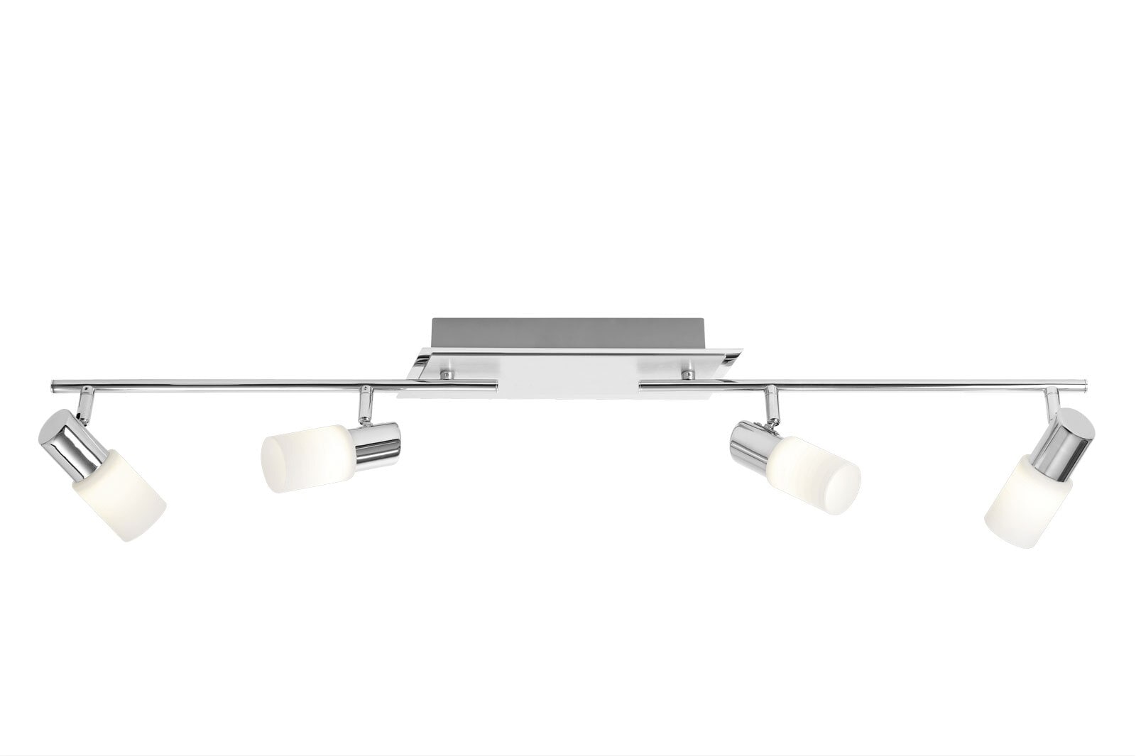 TRIO LED Deckenlampe mit 4 Spots CLAPTON chromfarbig