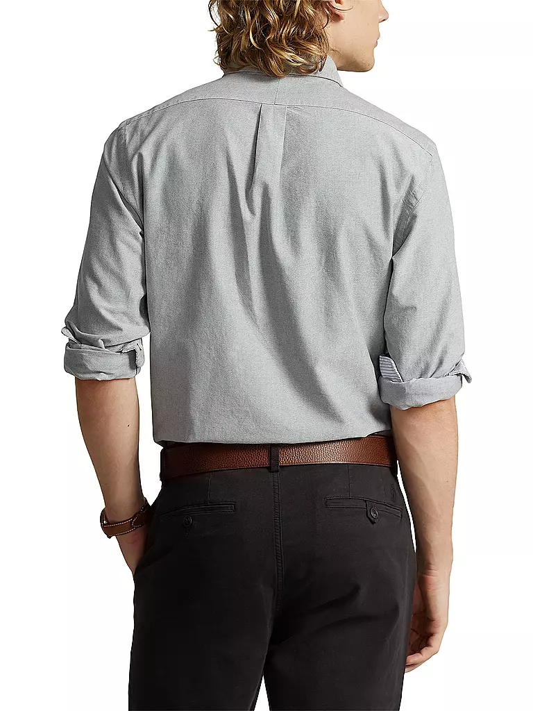 POLO RALPH LAUREN Hemd Slim Fit hellgrau
